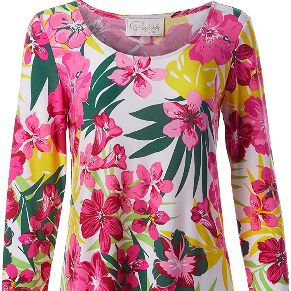 NWT! Pappagallo The Erin Dress Floral Pattern